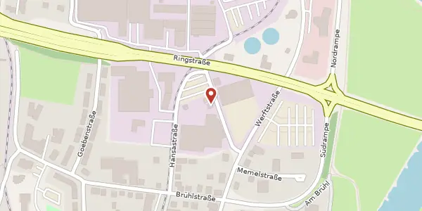 Karte der Umgebung von Hermannstr. 59, 32423 Minden