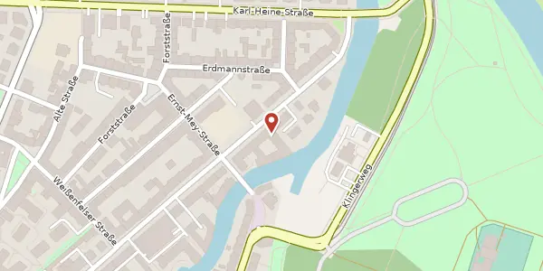 Karte der Umgebung von Nonnenstraße 5 b, 04229 Leipzig