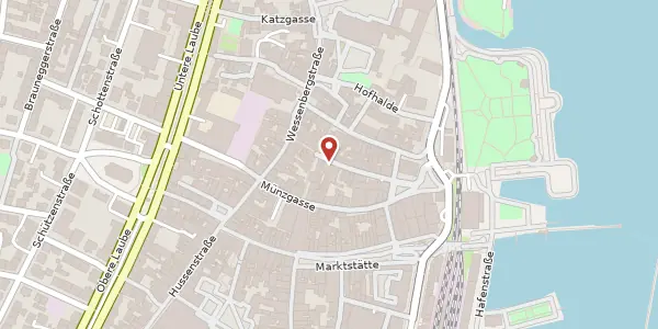 Karte der Umgebung von Salmannsweilergasse 11, 78462 Konstanz