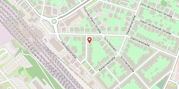 Karte der Umgebung von Lindenbergstraße 6, 18055 Rostock