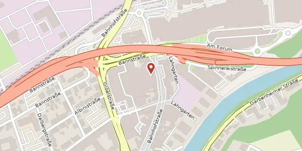 Karte der Umgebung von Bahnhofstr. 19 b, 35576 Wetzlar