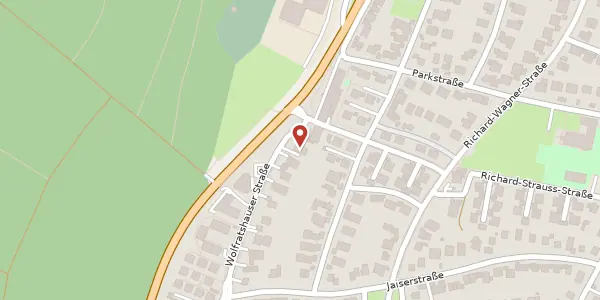 Karte der Umgebung von Wolfratshauser Str. 49 e, 82049 Pullach