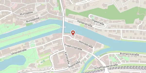 Karte der Umgebung von Wöhrdstraße 5, 72072 Tübingen