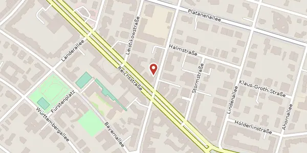 Karte der Umgebung von Kastanienallee 16, 14050 Berlin
