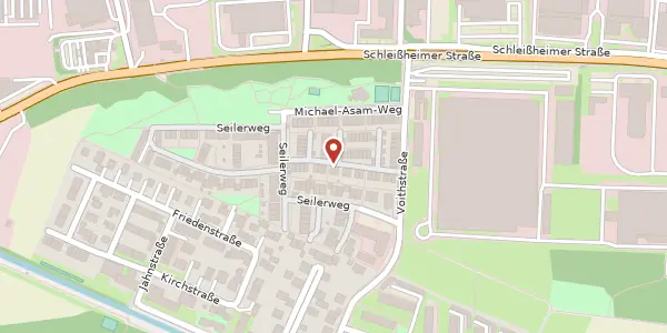 Karte der Umgebung von Rudolf-Schöppe-Weg 23, 85748 Garching