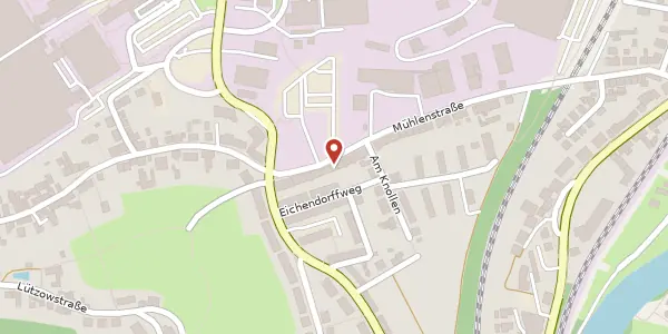 Karte der Umgebung von Mühlenstraße 65, 07745 Jena