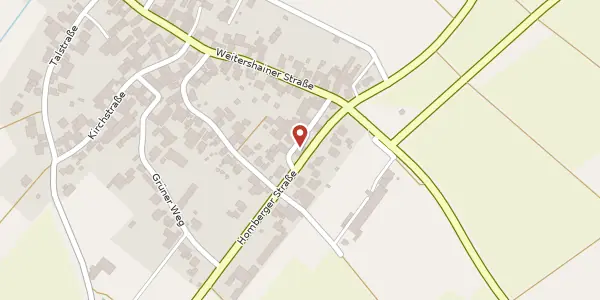 Karte der Umgebung von Homberger Straße 16 a, 35325 Mücke