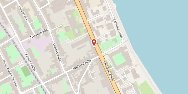 Karte der Umgebung von Adenauerallee 54, 53113 Bonn