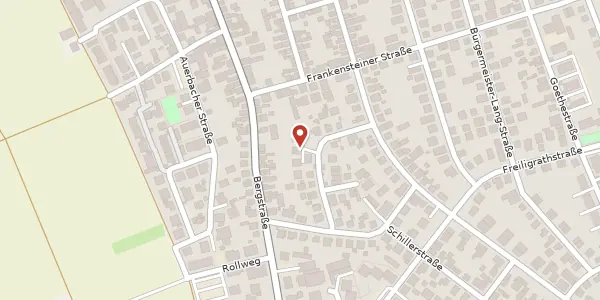 Karte der Umgebung von Rolandshöhstraße 9, 64319 Pfungstadt