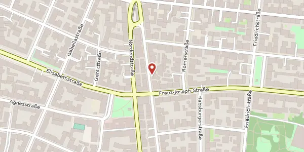 Karte der Umgebung von Kurfürstenstr. 22, 80801 München