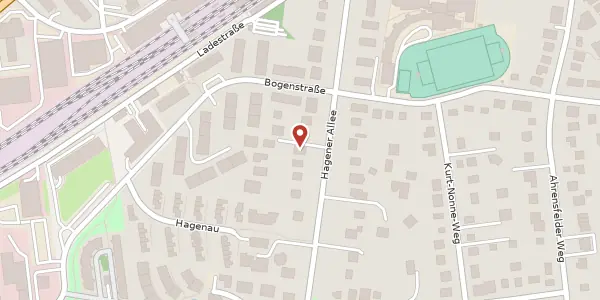 Karte der Umgebung von Hagener Allee 50, 22926 Ahrensburg