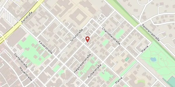 Karte der Umgebung von Bismarkstraße 33, 72764 Reutlingen