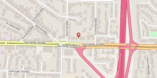 Karte der Umgebung von Aachener Str. 1116, 50858 Köln