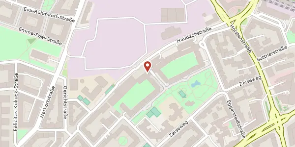 Karte der Umgebung von Haubachstraße 74, 22765 Hamburg