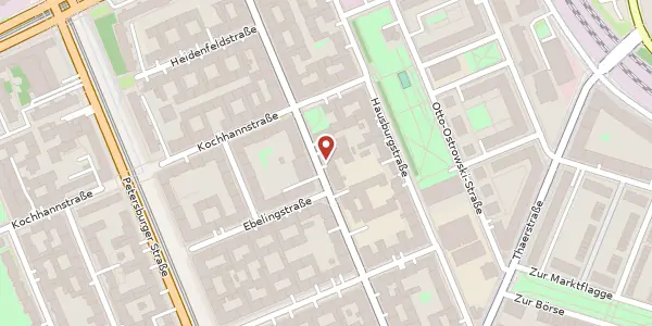 Karte der Umgebung von Ebertystraße 42, 10249 Berlin