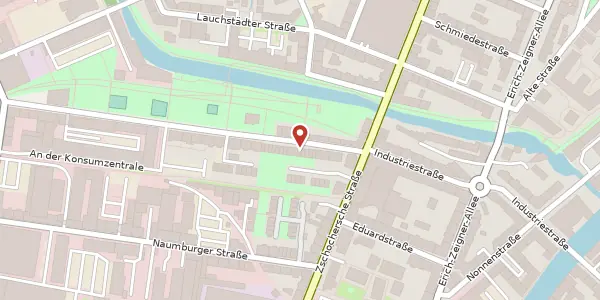Karte der Umgebung von Industriestraße 69, 04229 Leipzig