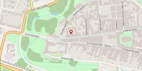 Karte der Umgebung von Coswiger Str. 20, 06886 Lutherstadt Wittenberg