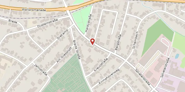 Karte der Umgebung von Splieterstr. 10, 48231 Warendorf