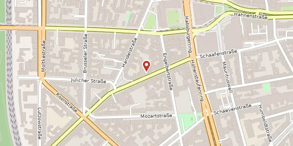 Karte der Umgebung von Lindenstr. 20, 50674 Köln