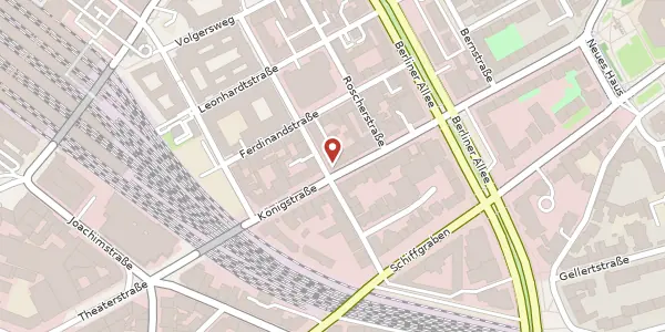 Karte der Umgebung von Königstraße 50 a, 30175 Hannover
