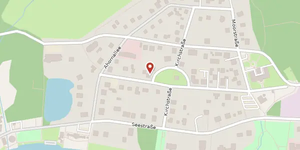 Karte der Umgebung von Kirchstraße 1, 15526 Bad Saarow