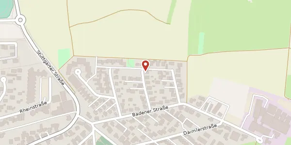 Karte der Umgebung von Karlsruher Straße 14, 76337 Waldbronn