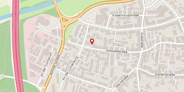 Karte der Umgebung von Altstadtstr. 176 a, 51379 Leverkusen