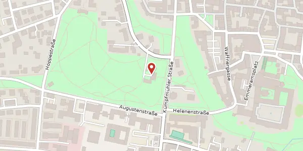 Karte der Umgebung von Kumpfmühler Straße 2, 93047 Regensburg