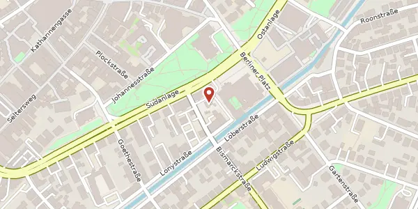 Karte der Umgebung von Bismarckstr. 1, 35390 Gießen
