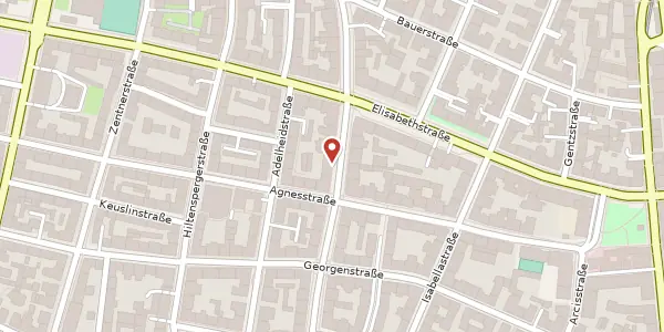 Karte der Umgebung von Tengstr. 25, 80798 München