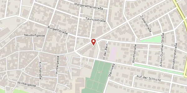 Karte der Umgebung von Frankfurter Str. 13a, 65239 Hochheim