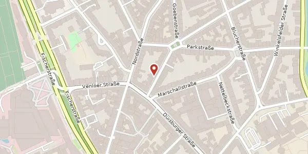 Karte der Umgebung von Gneisenaustr. 8, 40477 Düsseldorf