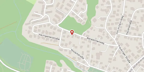 Karte der Umgebung von Benediktenweg 31, 82327 Tutzing