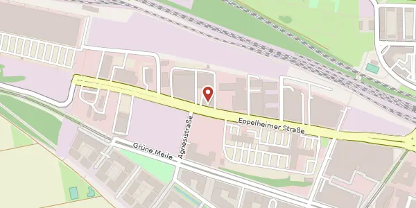 Karte der Umgebung von Eppelheimer Straße 22, 69115 Heidelberg