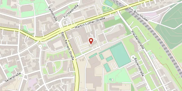 Karte der Umgebung von Hessenweg 4, 66111 Saarbrücken