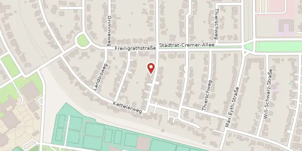 Karte der Umgebung von Grabbestr. 3, 44141 Dortmund