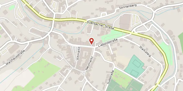 Karte der Umgebung von Torstraße 23, 08107 Kirchberg