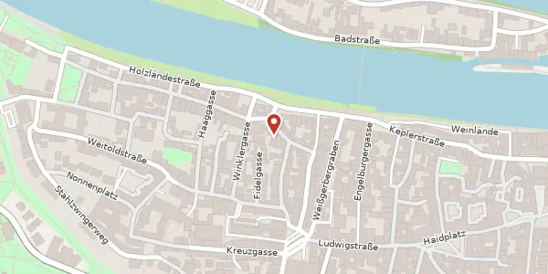 Karte der Umgebung von Weintingergasse 4, 93047 Regensburg