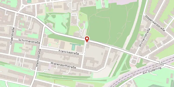 Karte der Umgebung von Herbartstraße 1, 04318 Leipzig