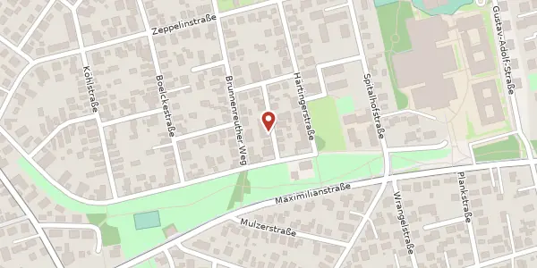 Karte der Umgebung von Von-Hünefeld-Straße 6, 85051 Ingolstadt