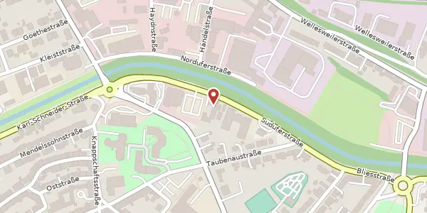 Karte der Umgebung von Süduferstraße 14, 66538 Neunkirchen