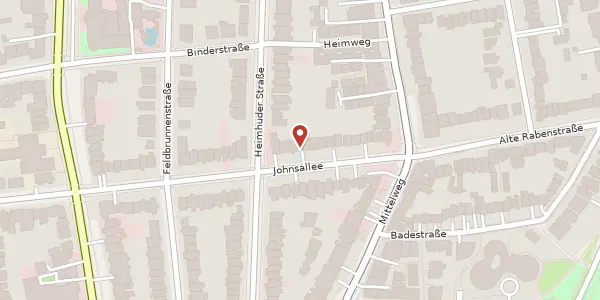 Karte der Umgebung von Johnsallee 22, 20148 Hamburg