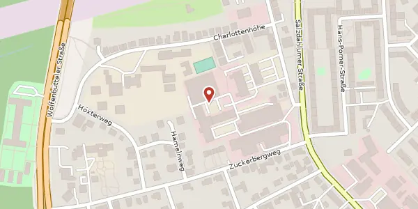 Karte der Umgebung von Alte Salzdahlumer Straße 203, 38124 Braunschweig
