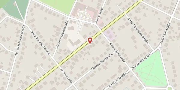 Karte der Umgebung von Friedrichshagener Str. 20, 15566 Schöneiche