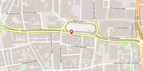 Karte der Umgebung von Neumarkt 35-37, 50667 Köln