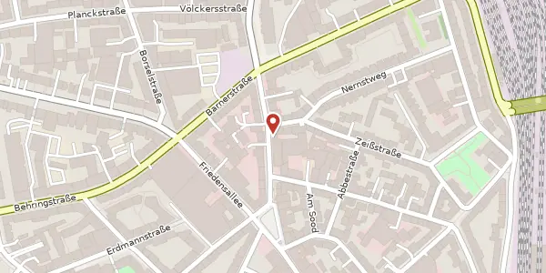 Karte der Umgebung von Bahrenfelder Str. 200, 22765 Hamburg