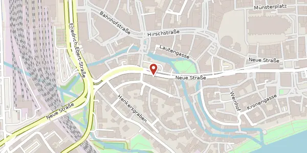 Karte der Umgebung von Neue Straße 44, 89073 Ulm/Donau