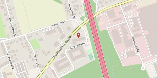 Karte der Umgebung von Aldanstraße 4, 16321 Bernau bei Berlin