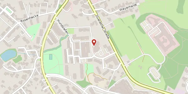 Karte der Umgebung von Sattlerweg 8, 51429 Bergisch Gladbach