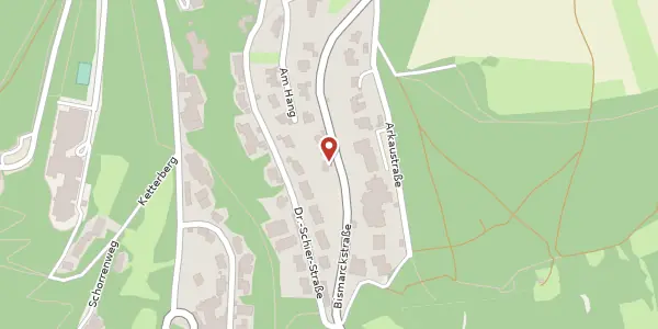 Karte der Umgebung von Bismarckstraße 51, 97980 Bad Mergentheim